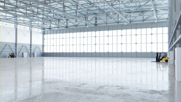 Airplane Hangar Interior 4
