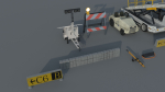Airport engineering vehicles