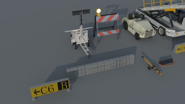 Airport engineering vehicles