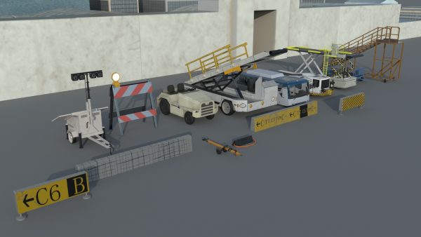Airport engineering vehicles