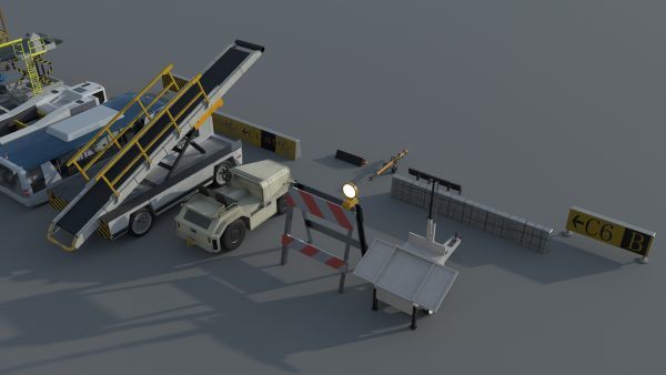 Airport engineering vehicles