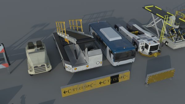 Airport engineering vehicles