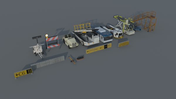 Airport engineering vehicles