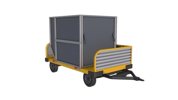 Airport Luggage Trolley with Contain