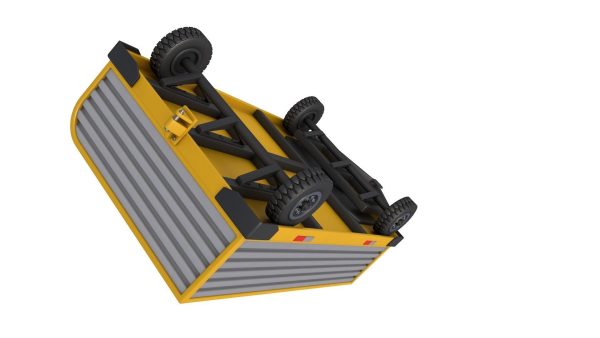 Airport Luggage Trolley with Contain