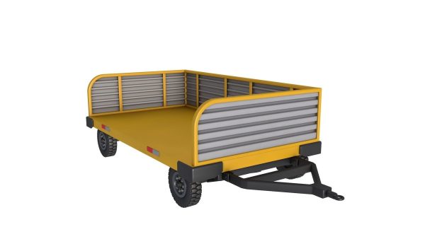 Airport Luggage Trolley with Contain