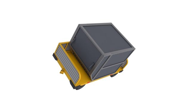 Airport Luggage Trolley with Contain