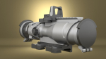 Airsoft Trijicon 6x48 Dual Illuminated ACOG Optic Hollow body
