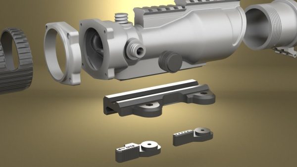 Airsoft Trijicon 6x48 Dual Illuminated ACOG Optic Hollow body
