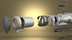 Airsoft Trijicon 6x48 Dual Illuminated ACOG Optic Hollow body