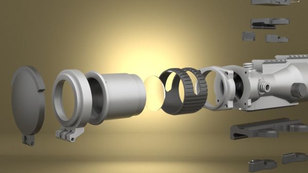 Airsoft Trijicon 6x48 Dual Illuminated ACOG Optic Hollow body