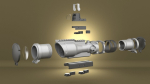 Airsoft Trijicon 6x48 Dual Illuminated ACOG Optic Hollow body