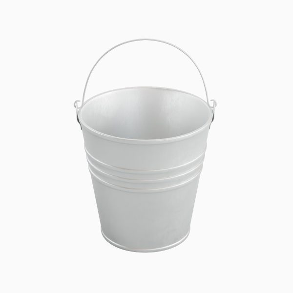 Aluminium Brushed Worn Steel Bucket