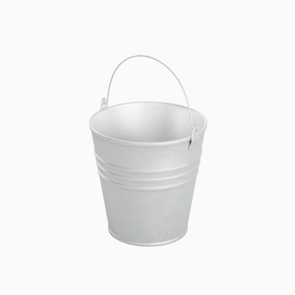 Aluminium Brushed Worn Steel Bucket