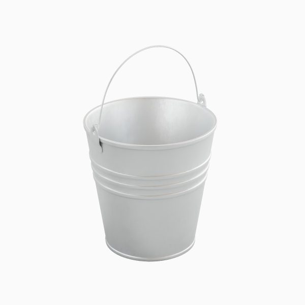 Aluminium Brushed Worn Steel Bucket
