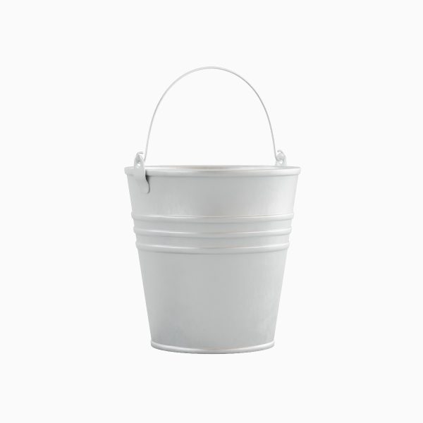 Aluminium Brushed Worn Steel Bucket