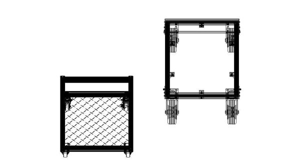 Aluminum Industrial Platform Truck