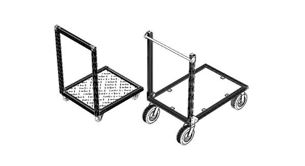 Aluminum Industrial Platform Truck