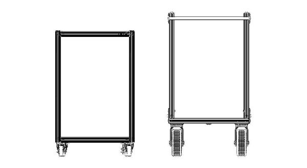 Aluminum Industrial Platform Truck