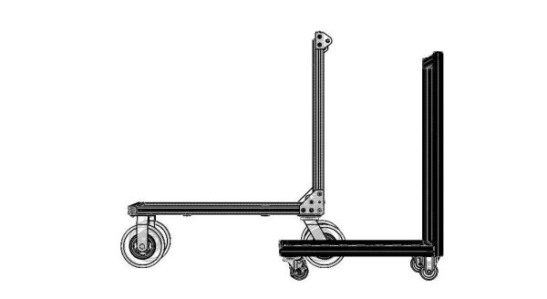 Aluminum Industrial Platform Truck