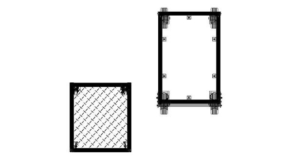 Aluminum Industrial Platform Truck
