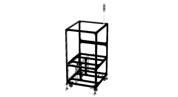 Aluminum Robot Structure - Enclosed