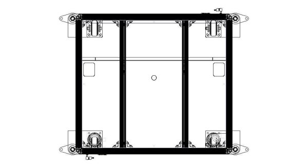 Aluminum Robot Structure - Enclosed