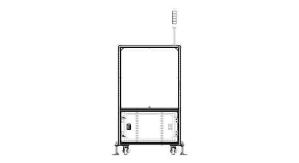 Aluminum Robot Structure - Enclosed