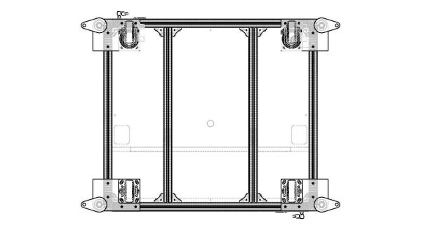 Aluminum Robot Structure - Enclosed