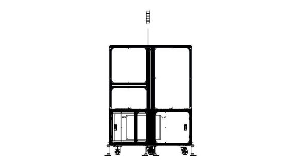 Aluminum Robot Structure - Enclosed