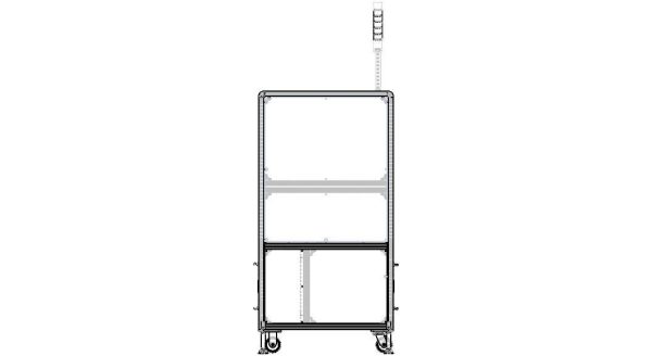 Aluminum Robot Structure - Enclosed