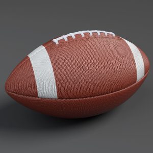 American football Ball 3D model