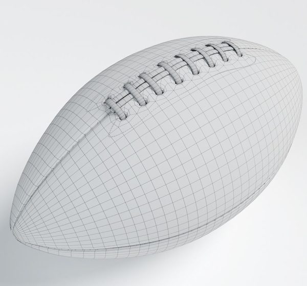 American football Ball 3D model