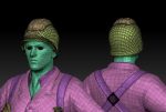 American Soldier World War high Poly