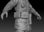 American Soldier World War high Poly