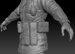 American Soldier World War high Poly