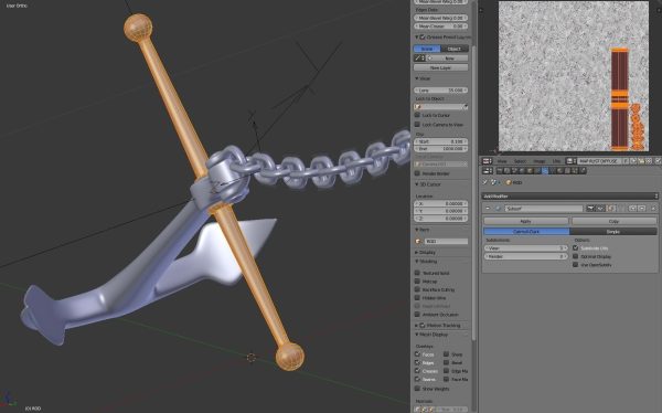 Anchor with Chain