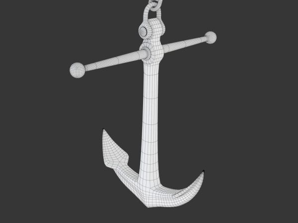 Anchor with Chain