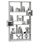 Andree Bookcase with Accent Shelves 3d model