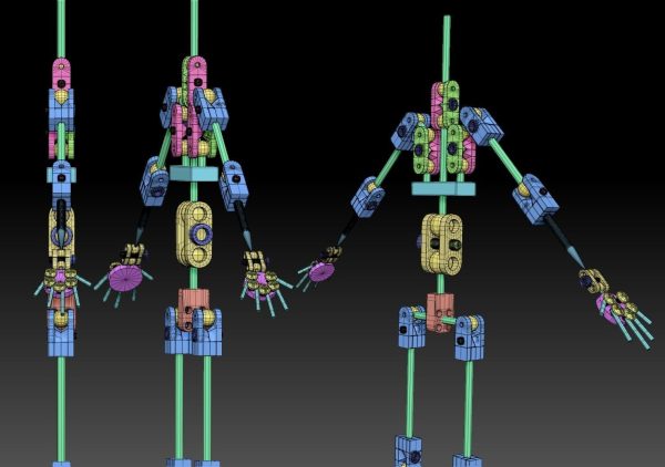 Animatronic Poseable Robot