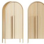 Annie Natural Storage Cabinet by Leanne Ford 3d model