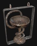 Antique pharmacy sign Bowl of Hygieia