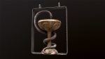 Antique pharmacy sign Bowl of Hygieia