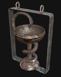 Antique pharmacy sign Bowl of Hygieia