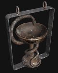 Antique pharmacy sign Bowl of Hygieia