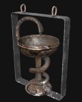 Antique pharmacy sign Bowl of Hygieia