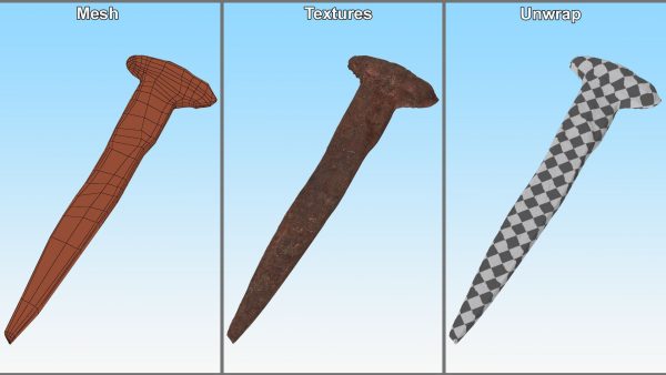 Antique Rusty Nail