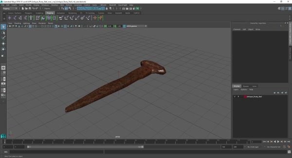 Antique Rusty Nail