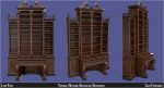 Antique Victorian Bookcase