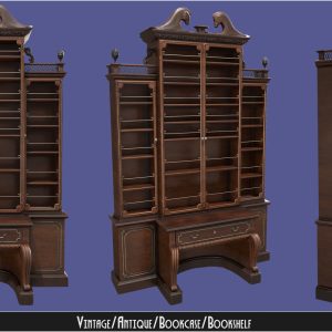 antique-victorian-bookcase-3d-model-low-poly-obj-fbx-ma-mb-mtl-unitypackage-tbscene